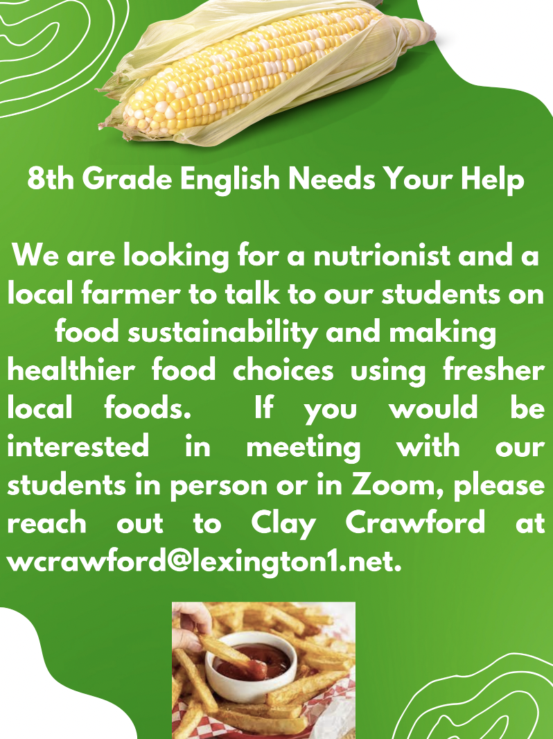  Our 8th Graders Needs Your Help!